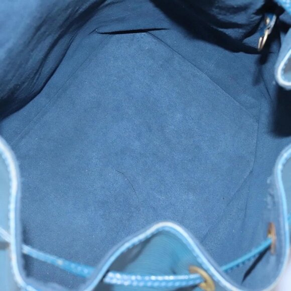 LOUIS VUITTON Epi Petit Noe Shoulder Bag Blue M44105 LV Auth 114680 - Picture 13 of 16